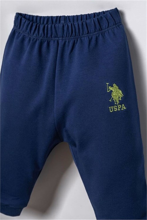 U.S Polo Assn Erkek Bebek 2li Alt Üst Takım İndigo USB3167