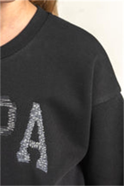 U.S Polo Assn Kız Çocuk Nakışlı Eşofman Takımı Siyah US2723-G