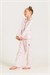 U.S Polo Assn Kız Çocuk Gömlek Pijama Takımı Pembe US2726-4