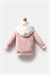 U.S Polo Assn Kız Bebek Peluş Mont Pudra USB2746