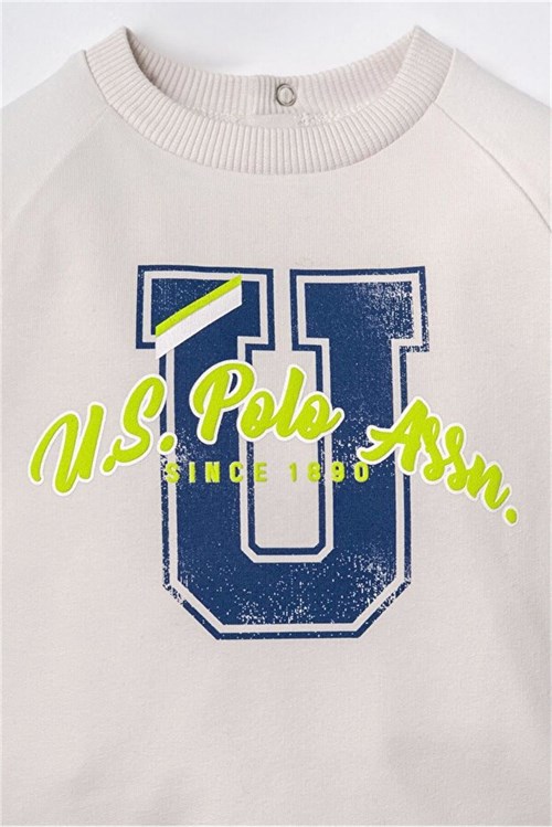 U.S Polo Assn Erkek Bebek 2li Alt Üst Takım Taş USB3165