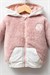 U.S Polo Assn Kız Bebek Peluş Mont Pudra USB2746