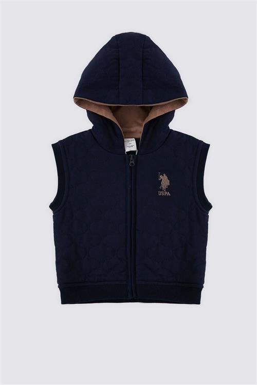 U.S. Polo Assn Erkek Bebek Yelek Lacivert USB1455