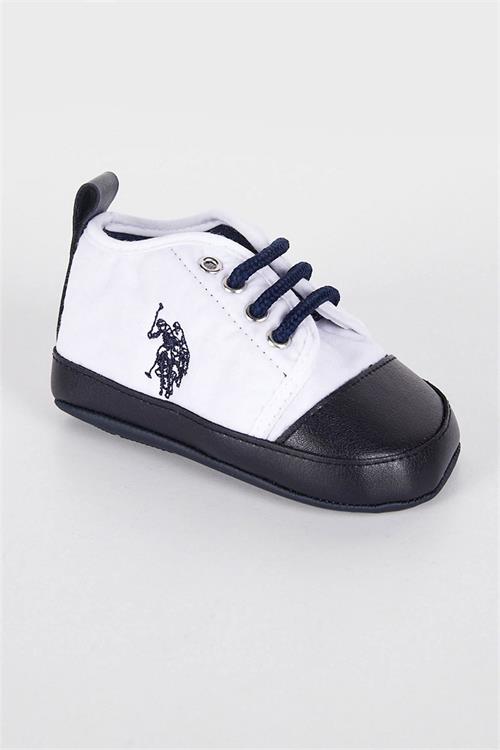 U.S. Polo Assn Erkek Bebek İlk Adım Ayakkabı Beyaz USB1309
