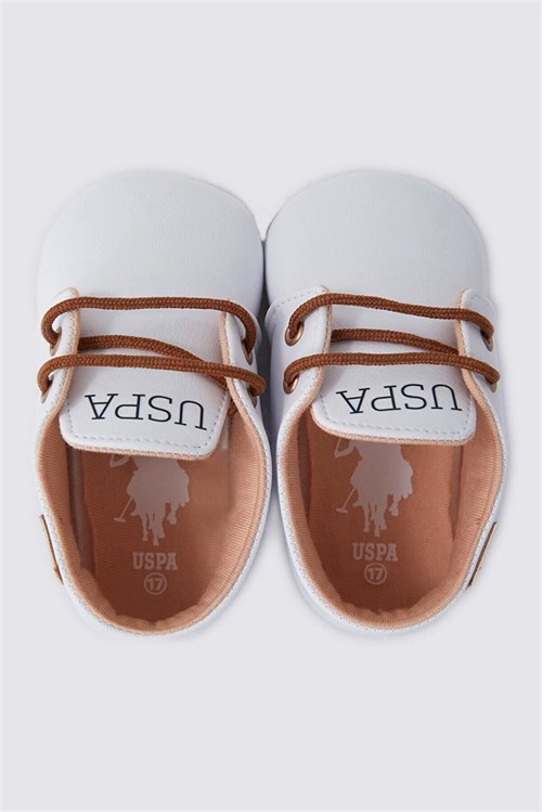 U.S. Polo Assn Erkek Bebek İlk Adım Günlük Ayakkabı Beyaz USB1302