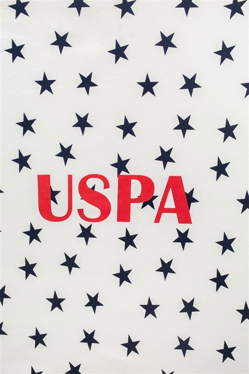 U.S Polo Assn. Erkek Bebek Yıldızlı Battaniye Lacivert USB2642