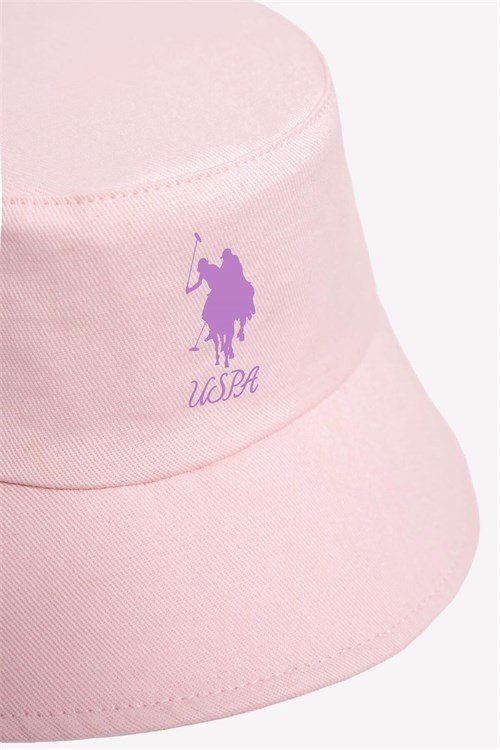 U.S. Polo Assn. Kız Bebek Şapka Pudra USB3044