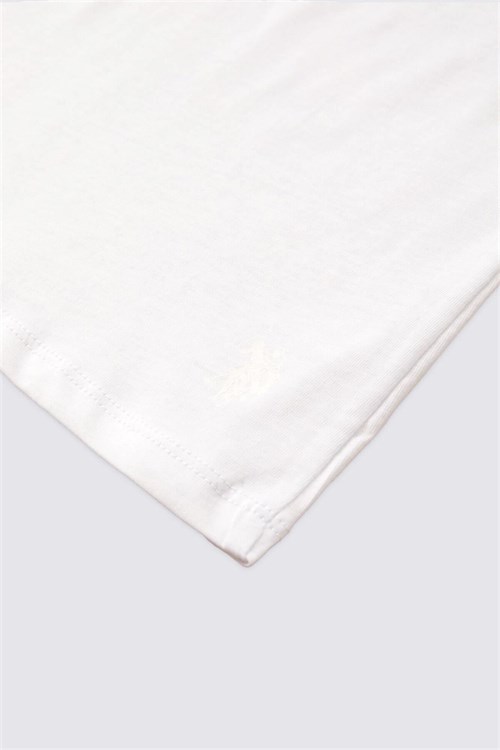 U.S. Polo Assn. Kız Çocuk 2li Basic Kalın Askılı Atlet Set Beyaz US1673