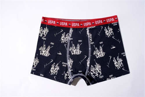 U.S. Polo Assn. Erkek Çocuk 3lü Boxer Set Lacivert US2250