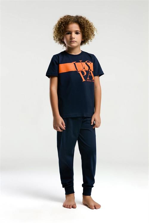 U.S. Polo Assn. Erkek Çocuk Pijama Takımı Lacivert US2016-4