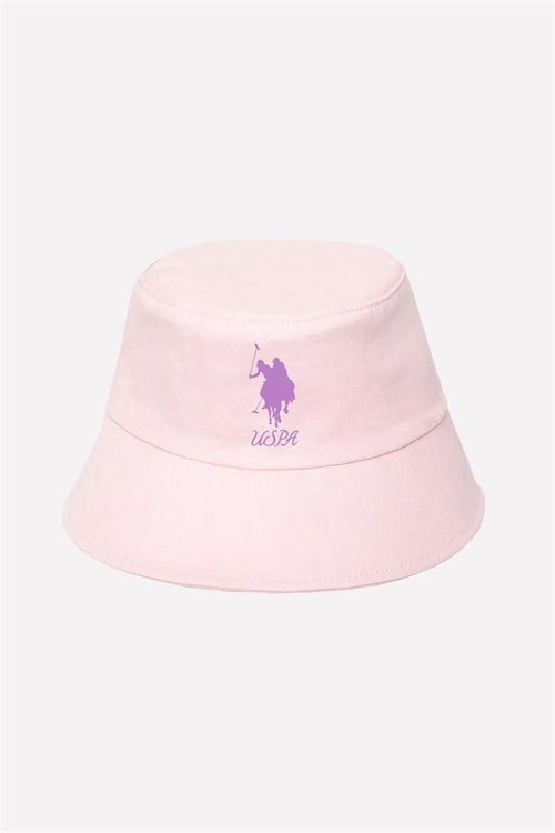 U.S. Polo Assn. Kız Bebek Şapka Pudra USB3044