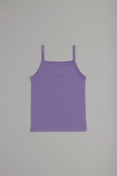 U.S. Polo Assn. Kız Çocuk 3lü Basic İnce Askılı Atlet Set Açık Nil US1680