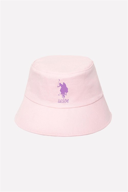 U.S. Polo Assn. Kız Bebek Şapka Pudra USB3044