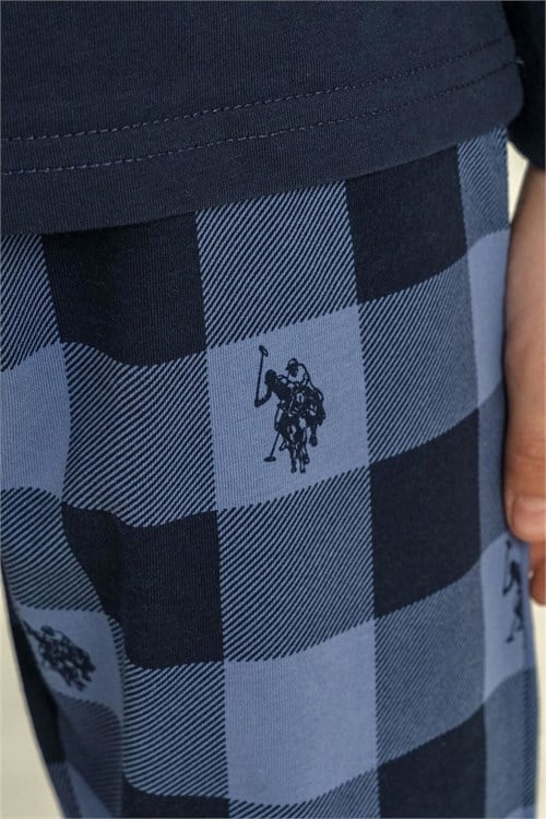 U.S. Polo Assn. Erkek Çocuk Pijama Takımı Lacivert US2647-G