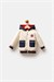 U.S. Polo Assn. Erkek Bebek Peluş Mont Beyaz USB2538