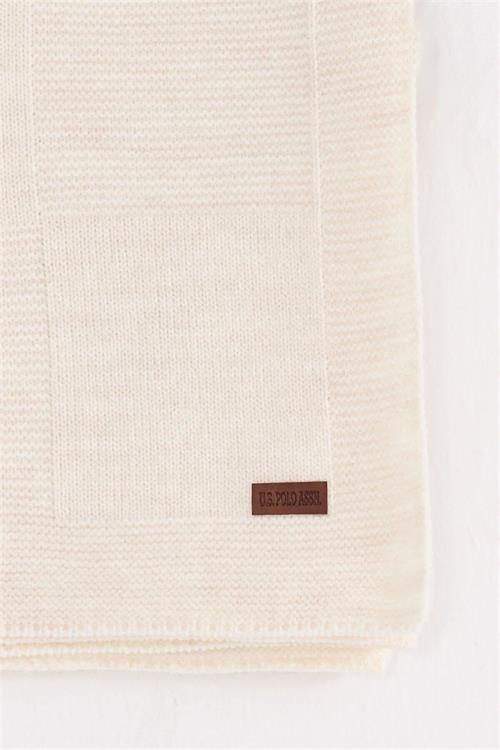 U.S. Polo Assn. Bebek Triko Battaniye Ekru USB2618