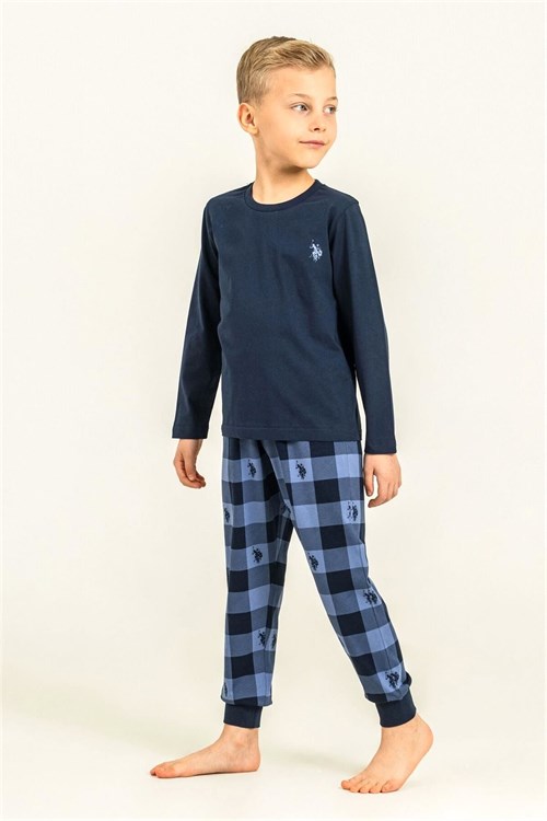 U.S. Polo Assn. Erkek Çocuk Pijama Takımı Lacivert US2647-4