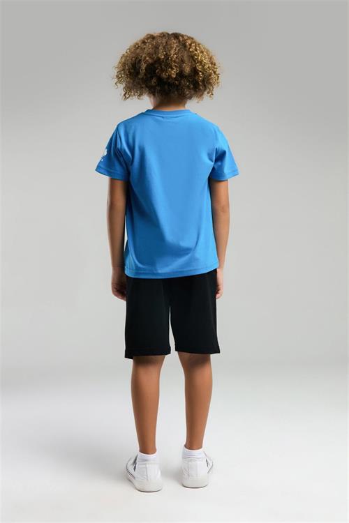 U.S. Polo Assn. Erkek Çocuk Bermuda Tişört Şort Takım Cobalt US2051-4