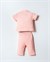 U.S. Polo Assn. Kız Bebek Müslin Gömlek Pijama Takımı Pudra USB2978