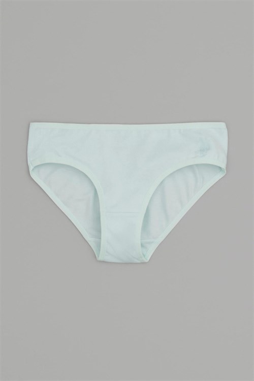 U.S. Polo Assn. Kız Çocuk 3lü Slip Külot Set Açık Nil US1678