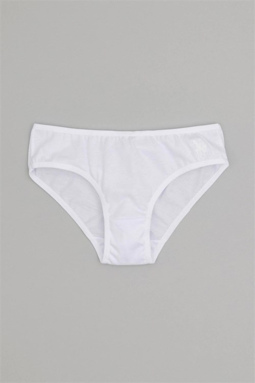 U.S. Polo Assn. Kız Çocuk 3lü Slip Külot Siyah US1677