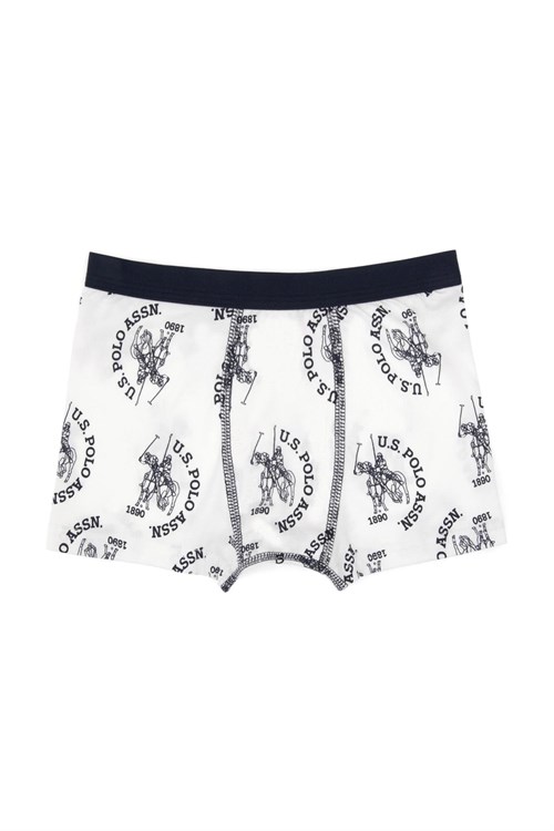 U.S. Polo Assn. Erkek Çocuk Desenli 3lü Boxer Set Renkli US2245