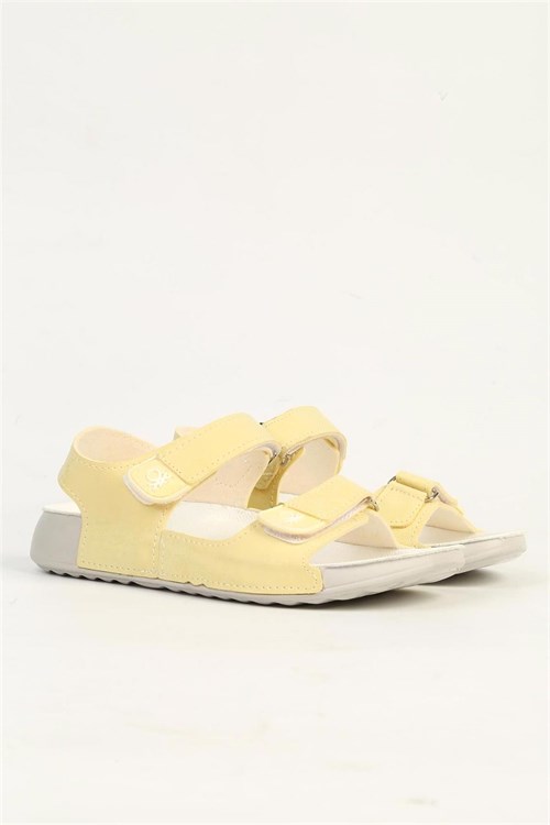United Colors Of Benetton Çocuk Sandalet Sarı BN-1421