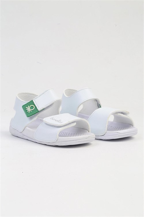 United Colors Of Benetton Çocuk Sandalet Beyaz BN-1252