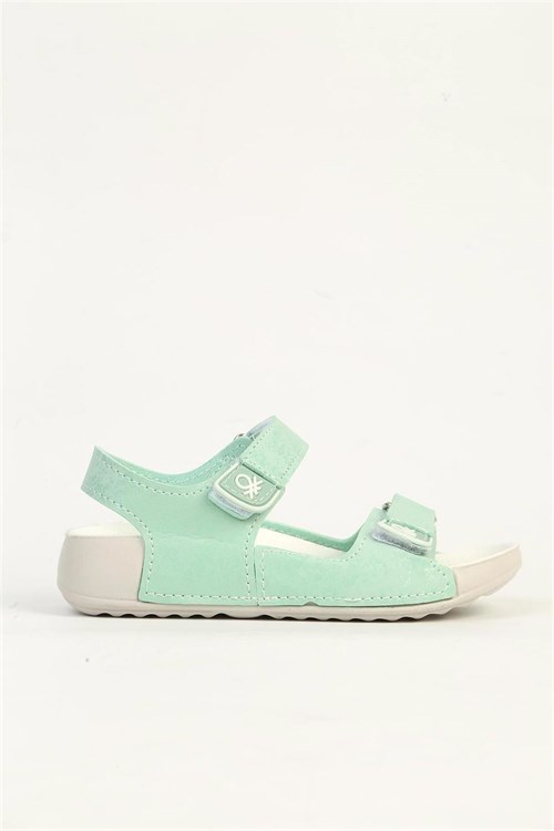United Colors Of Benetton Çocuk Sandalet Mint Yeşili BN-1421
