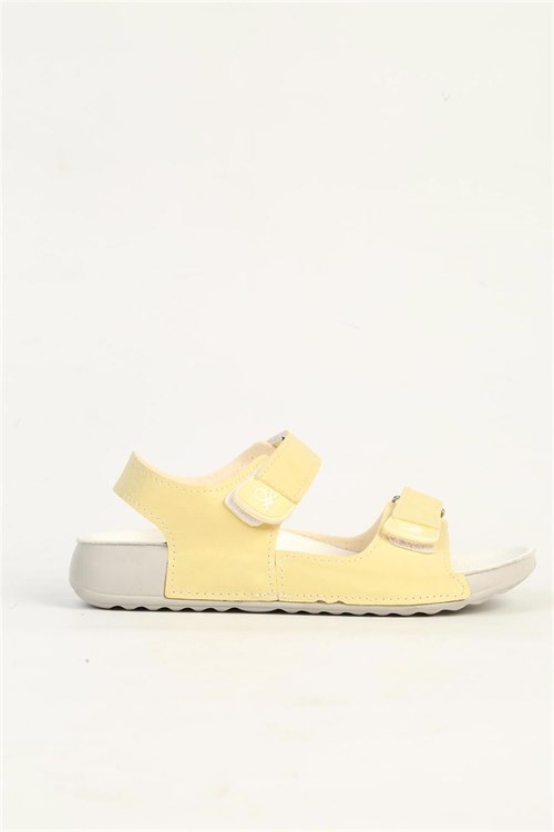 United Colors Of Benetton Çocuk Sandalet Sarı BN-1421