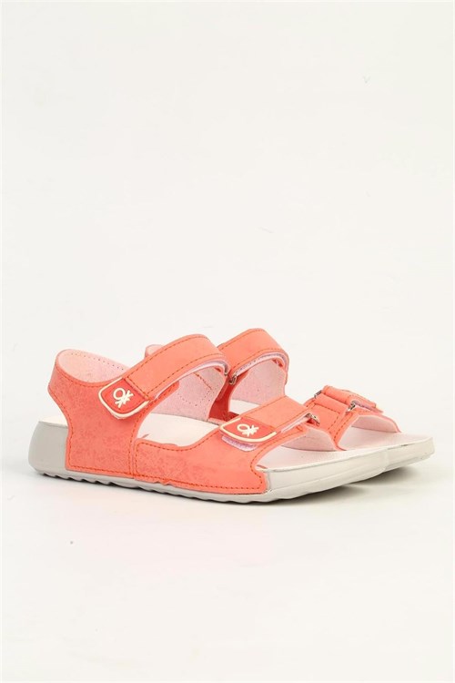 United Colors Of Benetton Çocuk Sandalet Somon BN-1421