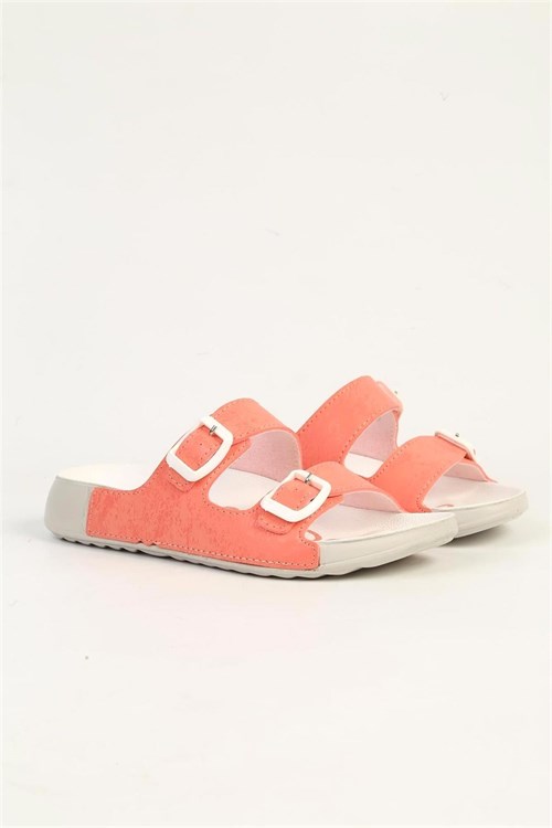 United Colors Of Benetton Çocuk Terlik Somon BN-1420