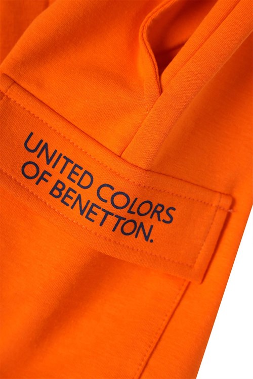 United Colors Of Benetton Erkek Çocuk Şort Turuncu B21365