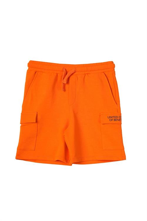 United Colors Of Benetton Erkek Çocuk Şort Turuncu B21365