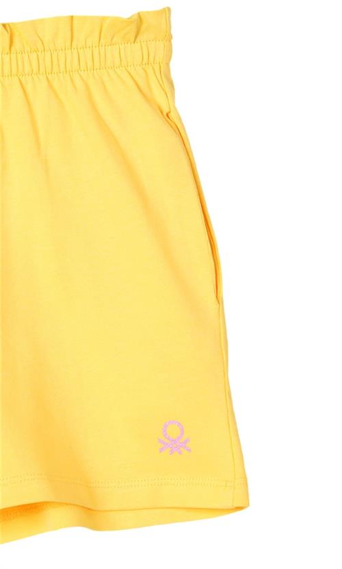 United Colors Of Benetton Kız Çocuk Şort Sarı G21243