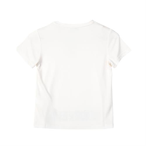 United Colors Of Benetton Kız Çocuk Tişört Beyaz G21286