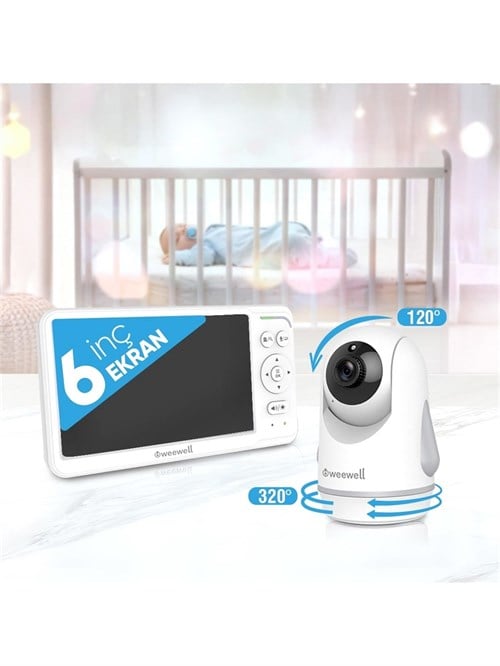 Weewell WMV880 Dijital Kablosuz Bebek İzleme Cihazı 6