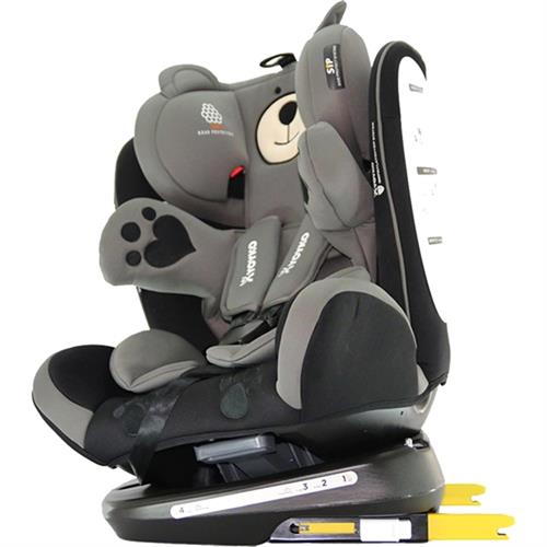 Yoyko Bear 360 ° Dönebilir Yatabilir 0-36 Kg Oto Koltuğu ISOFIX/SIP/LATCH - Gri