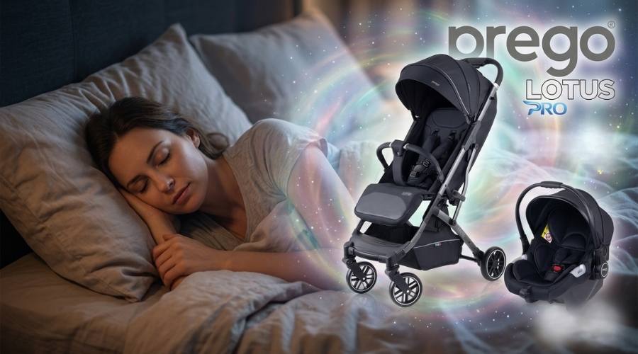 Rüyada prego lotus pro bebek arabası gören bir kadın.