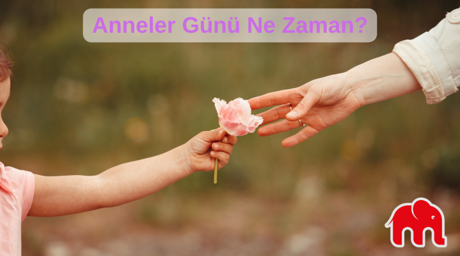 Anneler günü ne zaman? başlıklı ve sağ alt tarafta minimoda logosu bulunan küçük bir kızın annesine çiçek uzattığı kapak görseli