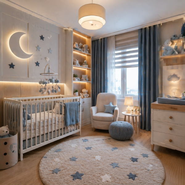 Erkek Bebek Odası Örnek Süsleme 1