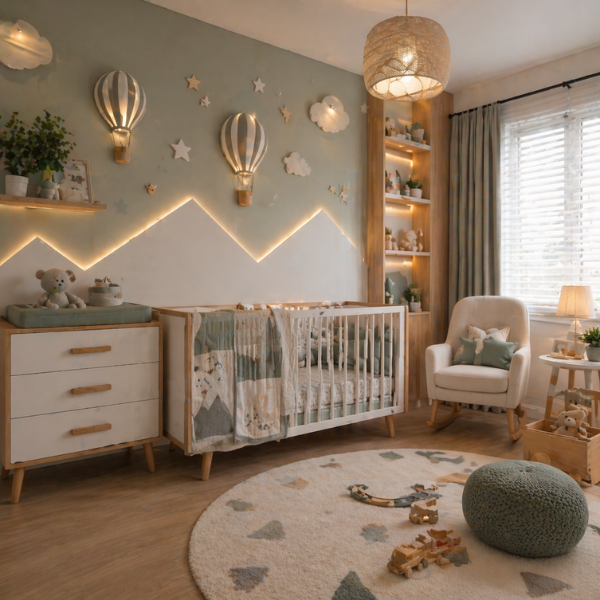 Erkek Bebek Odası Örnek Süsleme 2