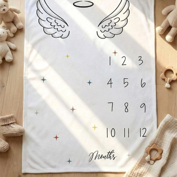 Kanz Bebek Angel Fotoğraf Çekim Örtüsü 100*150