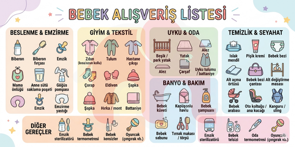 Bebek Alışveriş Listesi