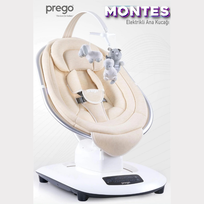 Prego Montes Otomatik Sallanan Ana Kucağı ile bebeklerde kesintisiz uyku