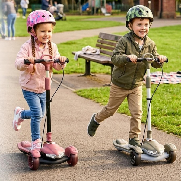 Prego Veyron Müzikli ve Işıklı Çocuk Scooter
