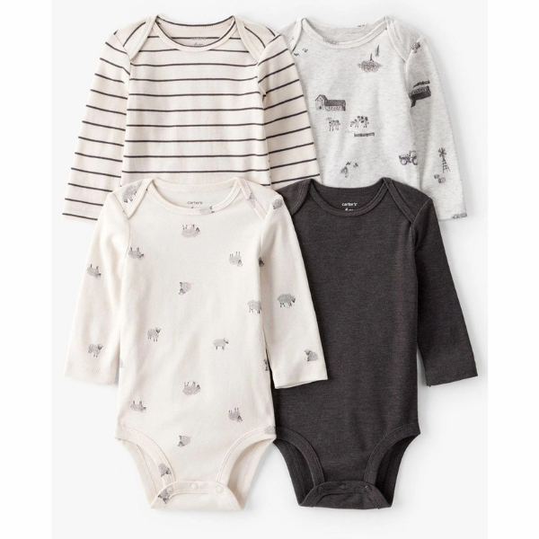 Carter's Erkek Bebek Layette 4'lü Body Set