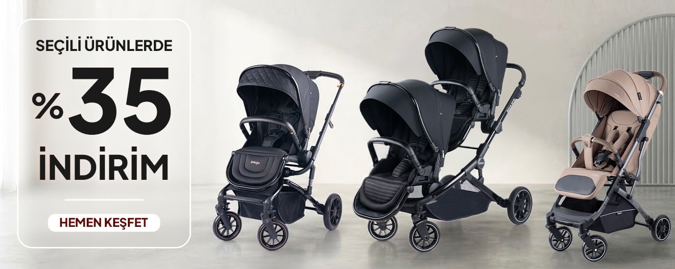 Bebek Arabalarında Seçili Ürünlerde %35 İndirim Tanıtımı