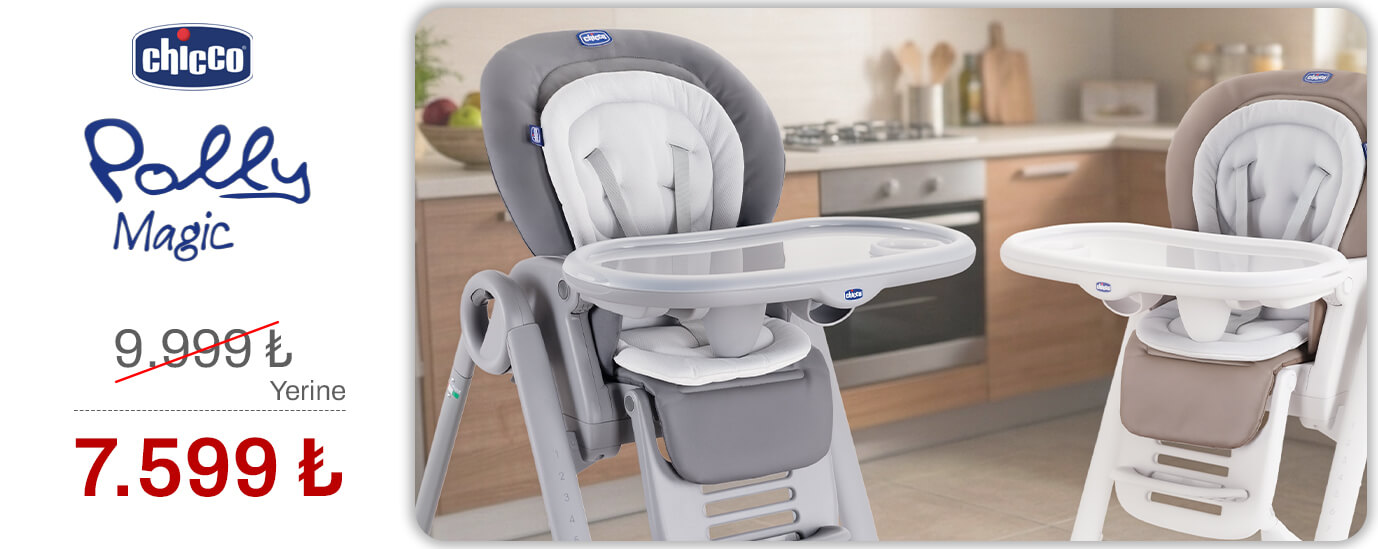 Chicco Polly Magic mama sandalyesi yanında 