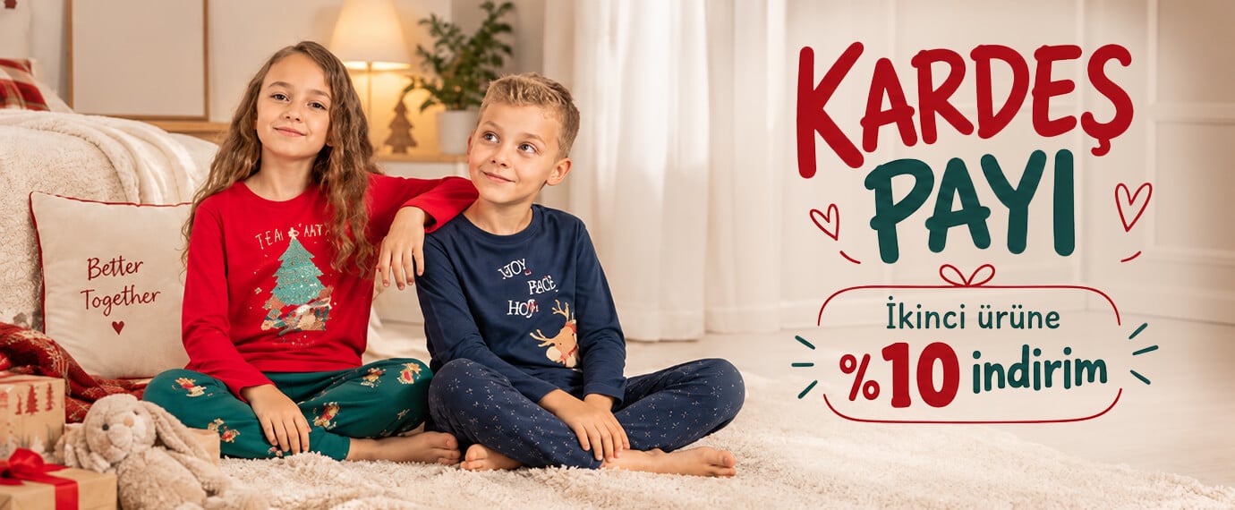 Pijama Takımlarında 2. Ürüne %10 İndirim!